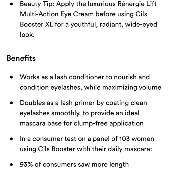 LAST 1! Lancôme Cils Booster XL Vitamin-Infused Lash Thickening Primer - Picture 9 of 9